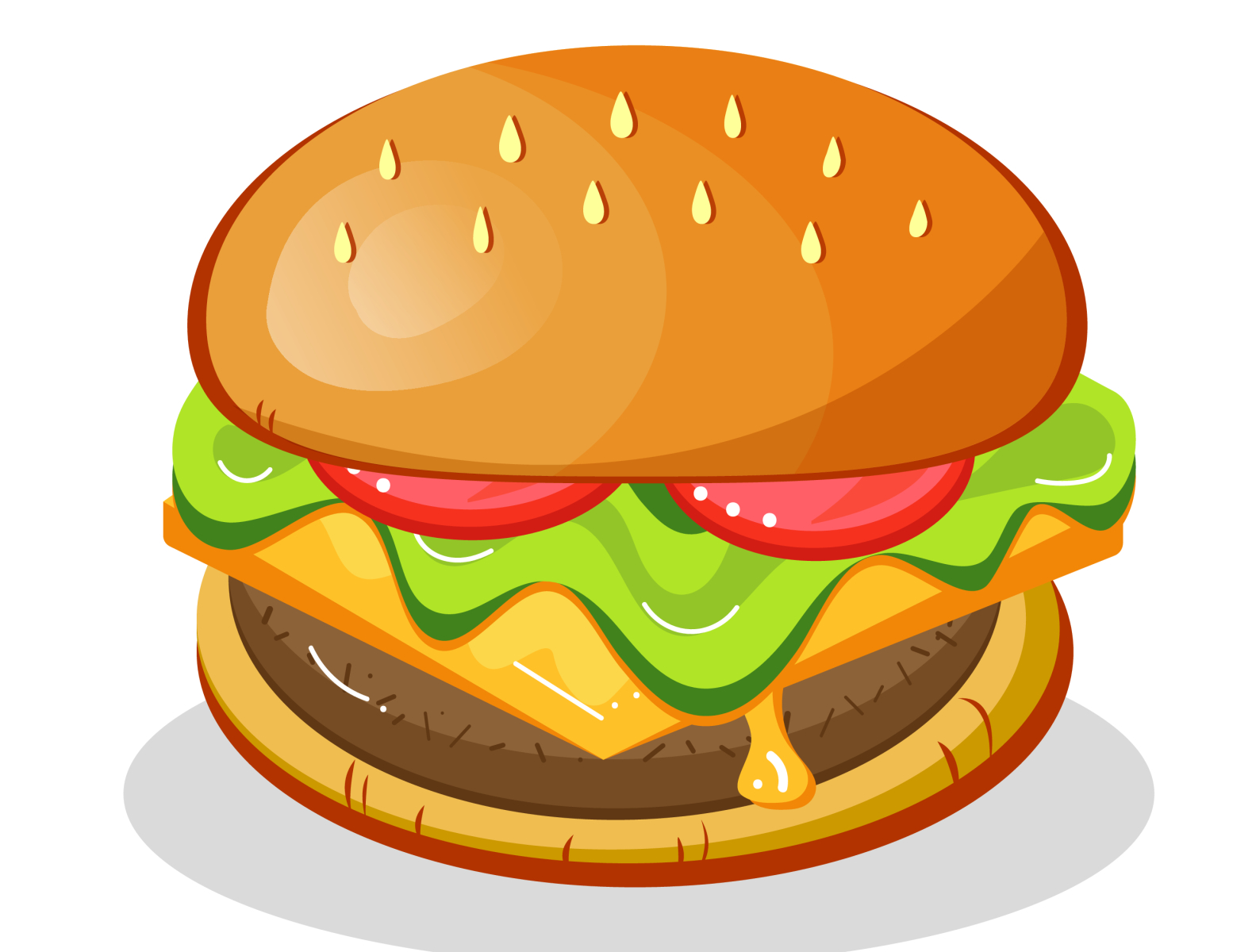 Burger by Регина Валиуллина on Dribbble