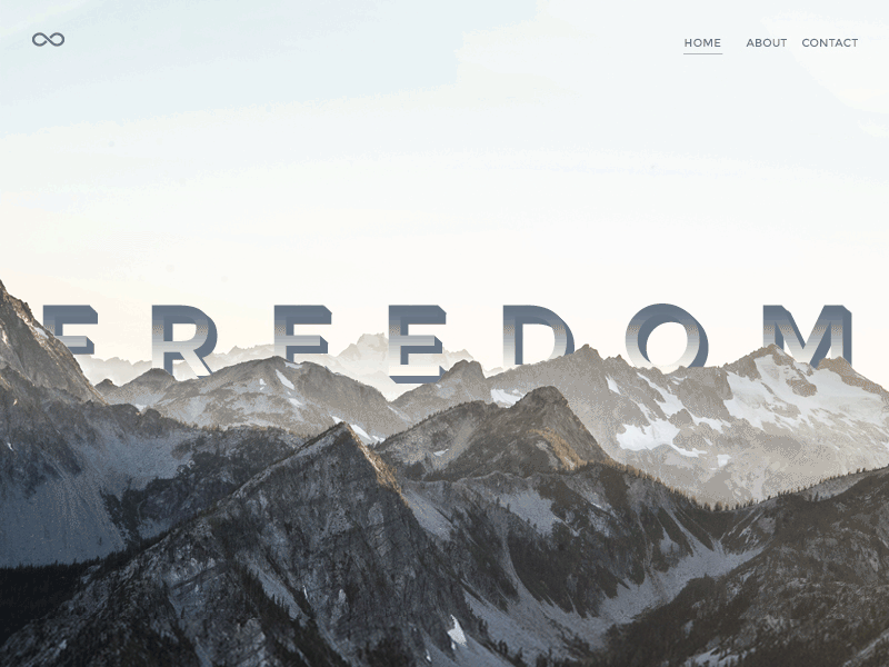 FREEDOM freedom splash ui website