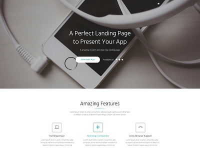 App Landing Page