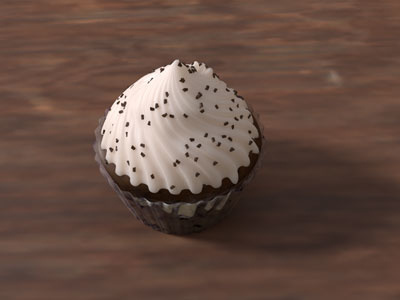 Cupcake 3d blender cookie cupcake cake cute adorable design food food and beverage ice cream