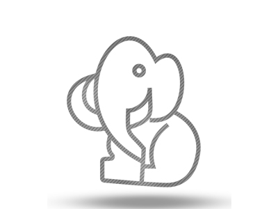 Elephant animal animal alphabet elephant elephant logo engraving etching popular populuar logo