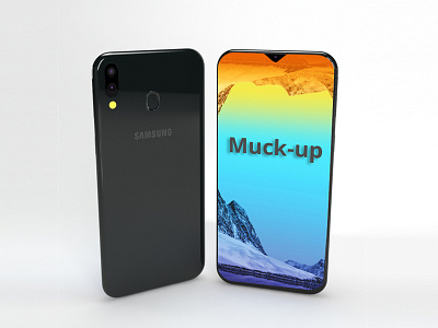 Samsung Galaxy M20 mockup