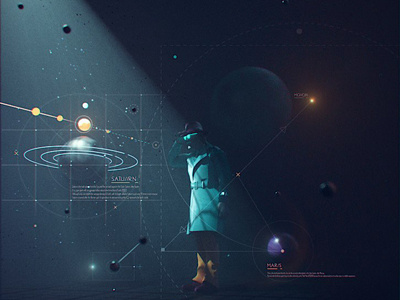 Space Investigator ae cinema4d design octane planets scifi space
