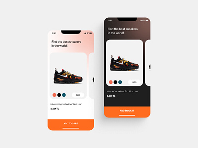 Product Detail Shoes - App app application branding product product design ui
