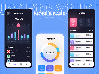 Mobile bank figma mobile app mobile bank ui ui ux ui design ux ux design
