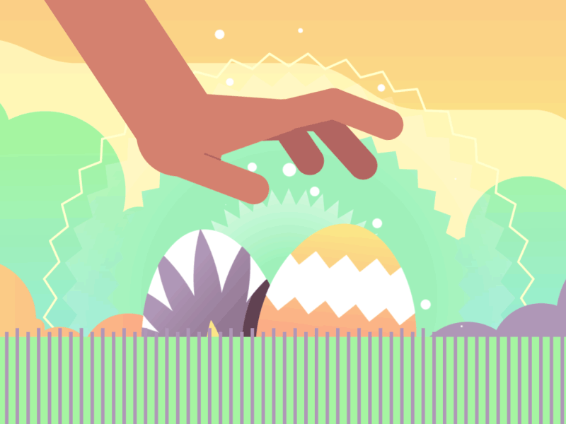 Happy Easter easter ebony egg eggs hand holiday magic saint