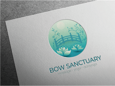 Logo : Bow Sanctuary branding design graphic design illustration logo vector