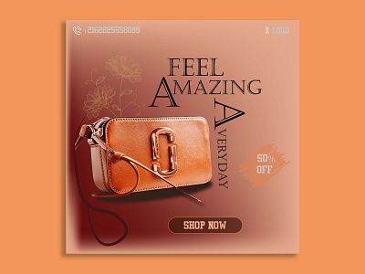 Women Bag Banner banenr design banner commercial design facebook banner graphic design marketing design ui web design