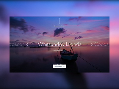 Tradewind Destinations destinations sailing ui ui design web