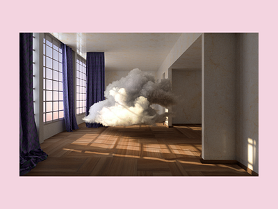 Stuck inside a room 3d 3d art arnold render c4d cloud interior