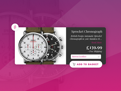 Sprocket Watch Special Offer - Daily UI #036