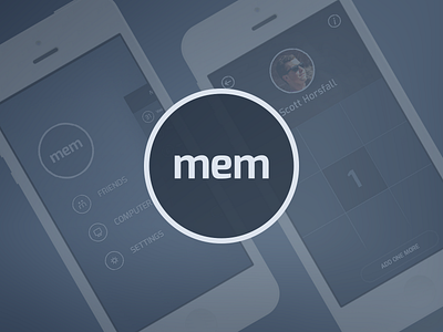MEM - Social Pattern Game ios7 iphone iphone game mem memory memory game mobile side project