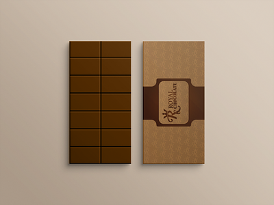 Royal Chocolate package branding graphic design logo