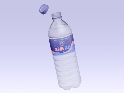 Sidi Ali water bottle redesign branding graphic design logo