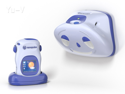 Baby Sleep Guard - Kit industrial design object visualization