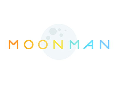 Moonman Rebound children logo moon moonman space