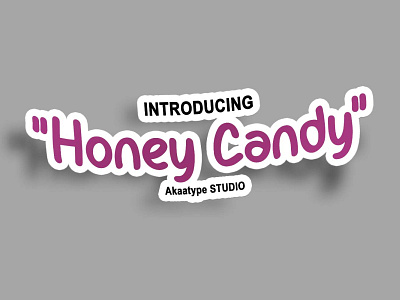 Honey Candy font fonts handwritten handwritting
