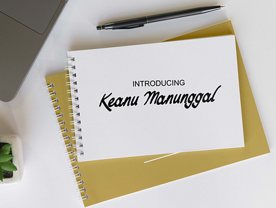 Keanu Manunggal font fonts handwritten handwritting
