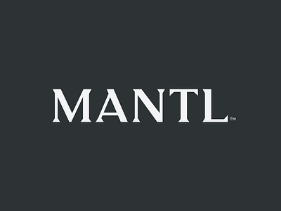 Mantl Logo branding design logo logotype modern wordmark
