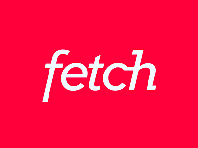 Fetch's Logo logo logotype minimal simple wordmark