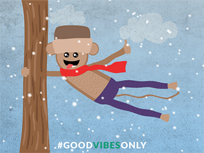 Good Vibes Only animation character gif goodvibesonly illustration illustrator vector vector illustration viber