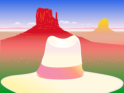 Monument Valley in Spring buttes color hat landscape mitten monument valley sky spring