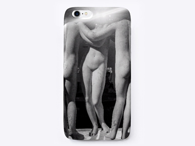 Night Nude black and white eyes glowing iphone iphone case night nude photography poster print