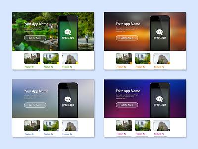 New set of responsive templates for AppsTemplates.com apple ios ipad iphone responsive templates theme website