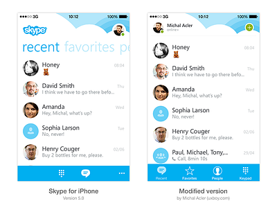 Skype remastered for iPhone chat ios iphone skype