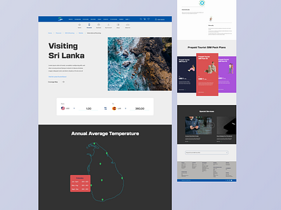 Telecommunication - Website Concept