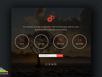 Dawn  - Coming Soon Psd Template