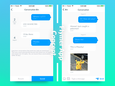Daily UI Challenge #013 — Direct Messaging