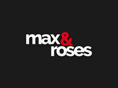 MAX&ROSES | Logo brand logo