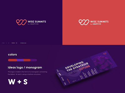 Wise Summits logo conception @brand @identity @logo branding graphic design logo
