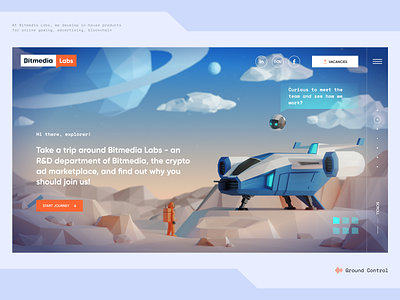 BM Labs 3 d colors crypto design illustration space threejs ui ui design uidesign uiux webdesign website