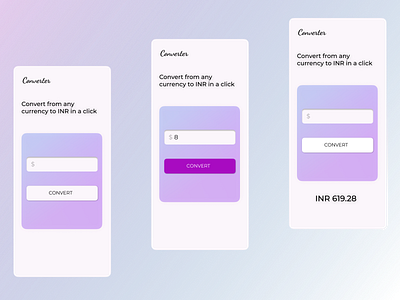 Gradient Currency Converter