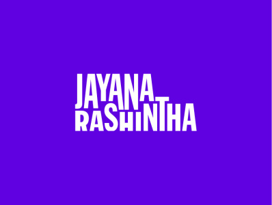 Jayana Rashintha branding identity jayana jayana rashintha minimal minimal logo personal brand personal logo simple sri lanka typography