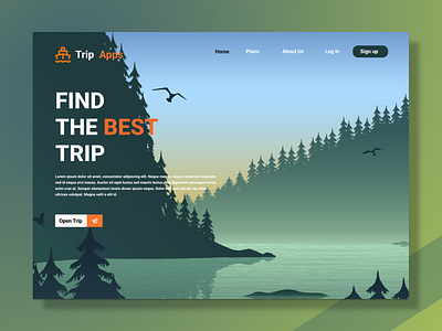 Trip Apps Landing Page