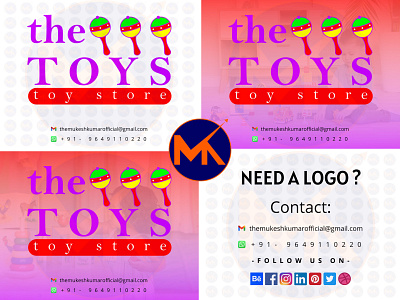 THE TOYS (TOY STORE LOGO DESIGN) branding design graphic design icon logo vector