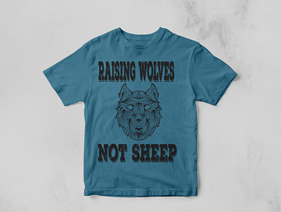 rising wolves cool design dad gift father day gift graphic design illustration tshirt typography