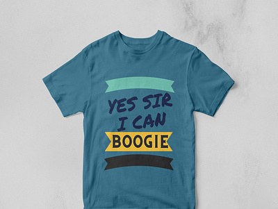 I can boogie branding design illustration tshirt typography vector