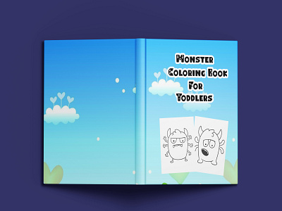 KDP Monster Coloring Book For Toddlers