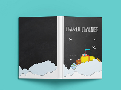 Travel journal and planner Book Cover book cover book maker branding fiverr graphic design hire cover designer illustration interior kdp kdp cover tshirt vector