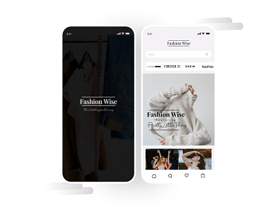 Fashion Wise- Fashion App app design figma ui ux