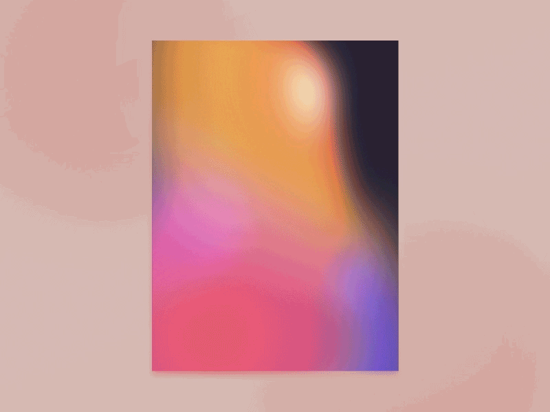 Gradient explorations 🌈 color colorful experimental design gradient poster print