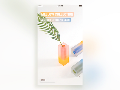 Pure Design Colorful app commerce flat list minimal minimalist product pure shopping simple ui ux