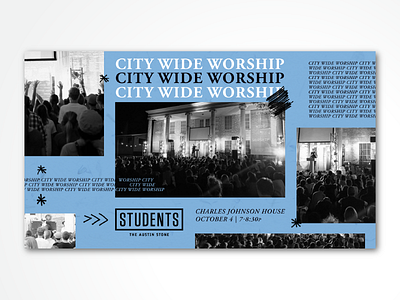 City Wide Worship - Promo - Fall 2017 city wide worship collage graffiti hand drawn ministry scan sharpie students texture worship