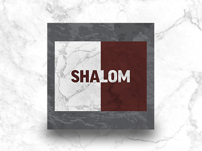 The Shalom Project balance black clouds destruction marble maroon paper peace project shalom texture white