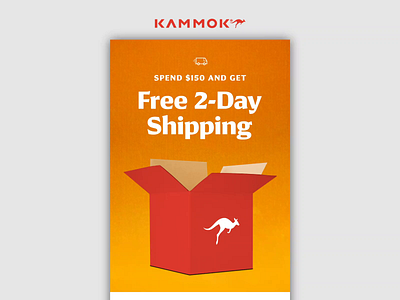 12.18.19 - Two Day Shipping after effects design email design email marketing kammok products ui