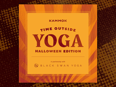 Time Outside Yoga - Halloween Edition event fall halloween illustration instagram sunshine texture time outside yoga